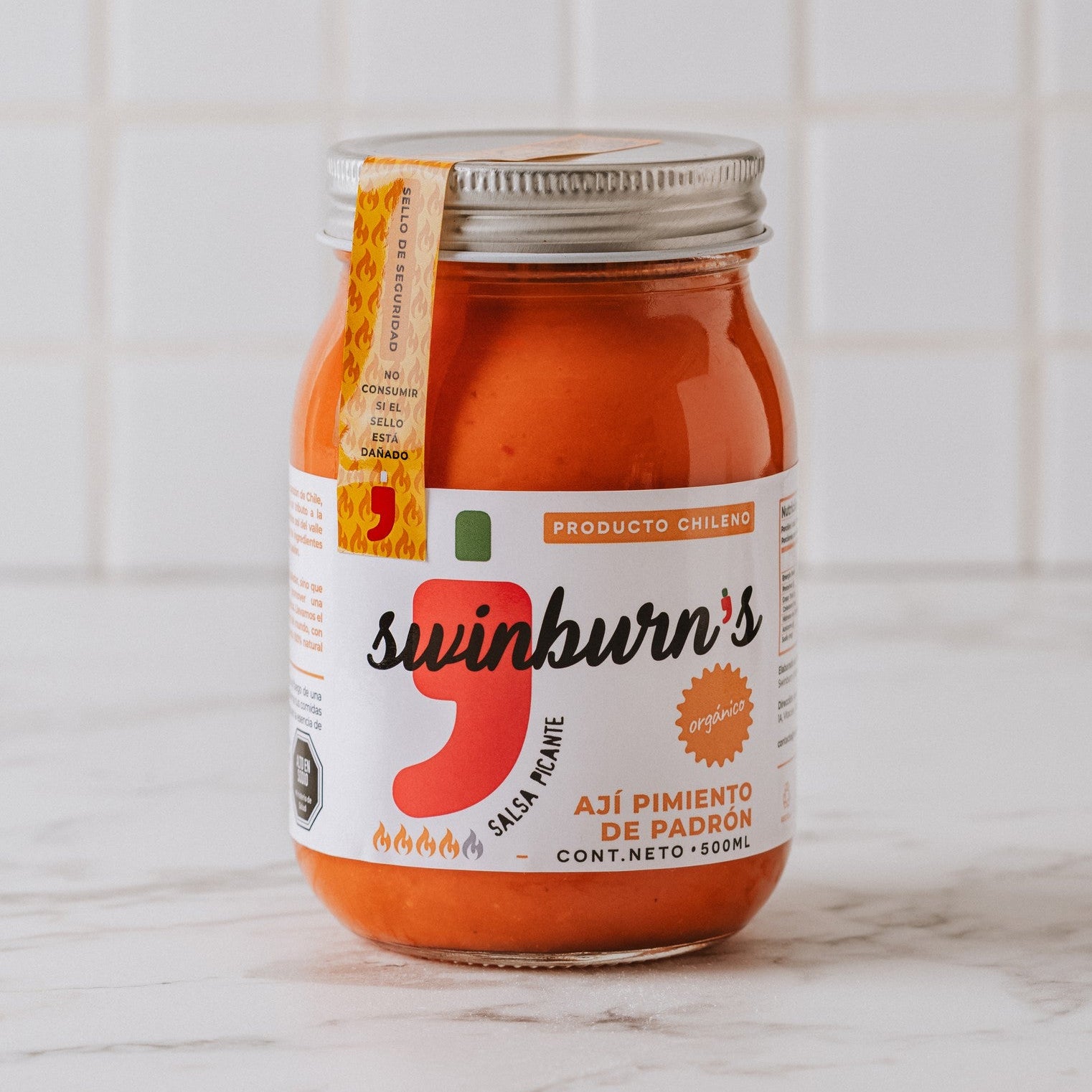 Salsa Picante - Ají Pimiento de Padrón 500 ml (Picor 4/5)